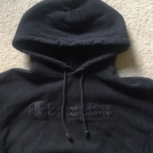 champion double script hoodie